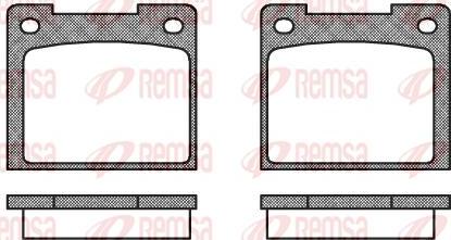 Kawe 0039 20 - Brake Pad Set, disc brake autospares.lv