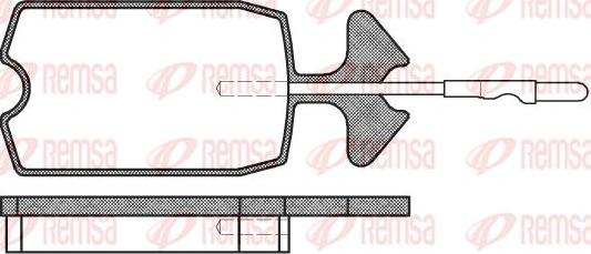 Kawe 0034 04 - Brake Pad Set, disc brake autospares.lv