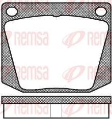 Kawe 0038 00 - Brake Pad Set, disc brake autospares.lv