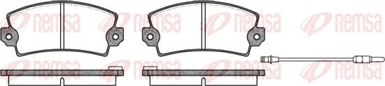 Kawe 0021 96 - Brake Pad Set, disc brake autospares.lv