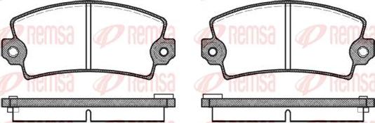 Kawe 0021 06 - Brake Pad Set, disc brake autospares.lv