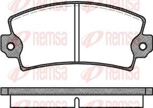 Kawe 0021 00 - Brake Pad Set, disc brake autospares.lv