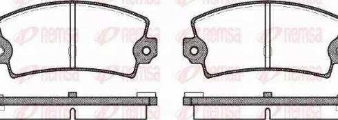 Kawe 0021 36 - Brake Pad Set, disc brake autospares.lv