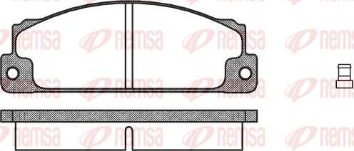 Kawe 0022 02 - Brake Pad Set, disc brake autospares.lv