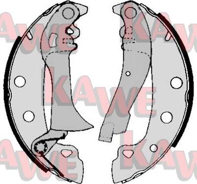 Kawe 00720 - Brake Shoe Set autospares.lv