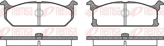 Kawe 0194 00 - Brake Pad Set, disc brake autospares.lv