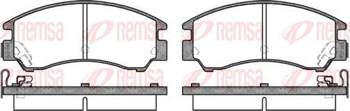 Kawe 0191 04 - Brake Pad Set, disc brake autospares.lv