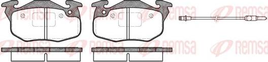 Kawe 0192 96 - Brake Pad Set, disc brake autospares.lv