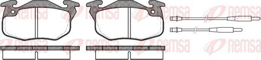 Kawe 0192 34 - Brake Pad Set, disc brake autospares.lv