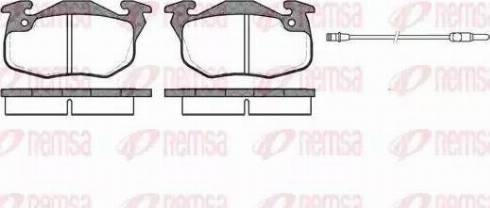 Kawe 0192 22 - Brake Pad Set, disc brake autospares.lv