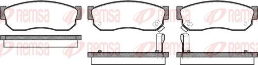 Kawe 0149 02 - Brake Pad Set, disc brake autospares.lv