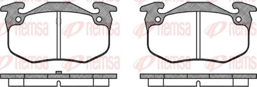 Kawe 0144 50 - Brake Pad Set, disc brake autospares.lv