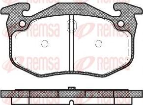 Kawe 0144 06 - Brake Pad Set, disc brake autospares.lv