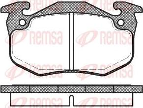 RENAULT 7701205937 - Brake Pad Set, disc brake autospares.lv