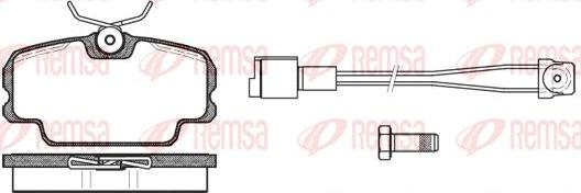 Kawe 0145 11 - Brake Pad Set, disc brake autospares.lv