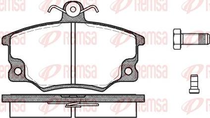 Kawe 0146 14 - Brake Pad Set, disc brake autospares.lv