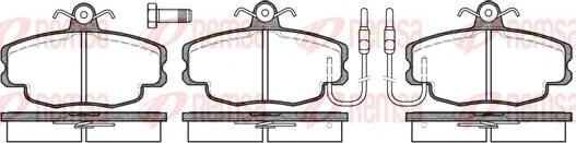 Kawe 0141 02 - Brake Pad Set, disc brake autospares.lv