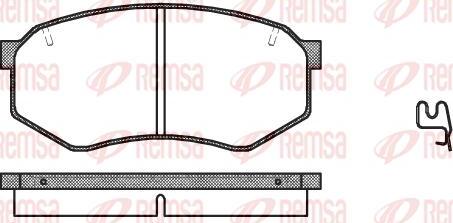 Kawe 0148 34 - Brake Pad Set, disc brake autospares.lv