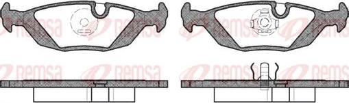 Kawe 0155 00 - Brake Pad Set, disc brake autospares.lv