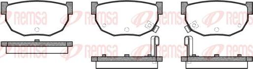 Kawe 0151 02 - Brake Pad Set, disc brake autospares.lv