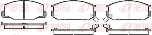 Kawe 0152 02 - Brake Pad Set, disc brake autospares.lv