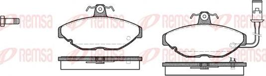 Kawe 0169 01 - Brake Pad Set, disc brake autospares.lv