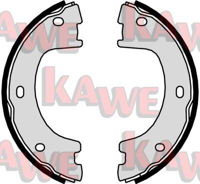 Kawe 01056 - Brake Shoe Set, parking brake autospares.lv