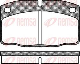 Kawe 0101 00 - Brake Pad Set, disc brake autospares.lv