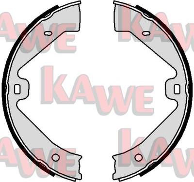 Kawe 01085 - Brake Shoe Set, parking brake autospares.lv