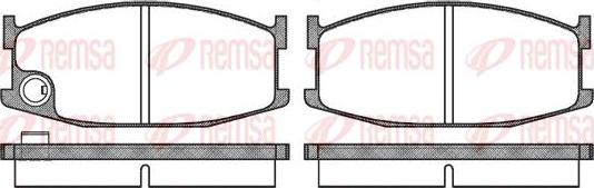 Kawe 0108 10 - Brake Pad Set, disc brake autospares.lv