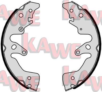 Kawe 01076 - Brake Shoe Set autospares.lv