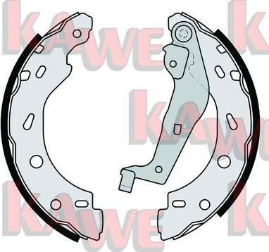 Kawe 01191 - Brake Shoe Set autospares.lv