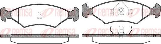 Kawe 0119 20 - Brake Pad Set, disc brake autospares.lv