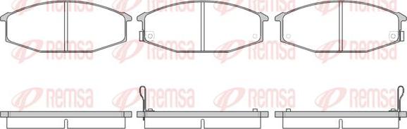 Kawe 0115 02 - Brake Pad Set, disc brake autospares.lv