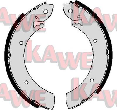 Kawe 01150 - Brake Shoe Set autospares.lv