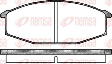 Kawe 0115 20 - Brake Pad Set, disc brake autospares.lv