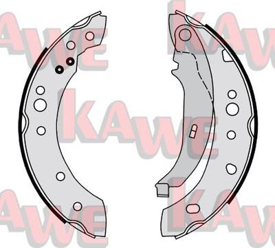 Kawe 01161 - Brake Shoe Set autospares.lv