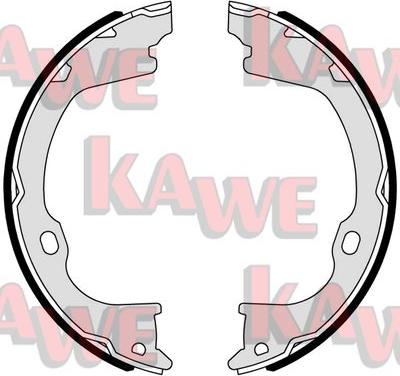 Kawe 01102 - Brake Shoe Set, parking brake autospares.lv