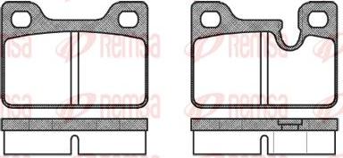 Kawe 0113 00 - Brake Pad Set, disc brake autospares.lv