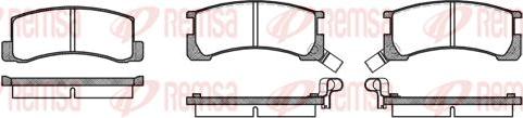 Kawe 0185 02 - Brake Pad Set, disc brake autospares.lv