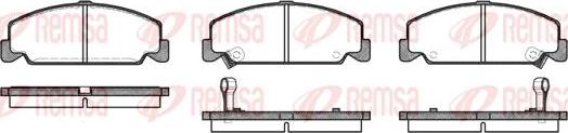 Kawe 0182 12 - Brake Pad Set, disc brake autospares.lv