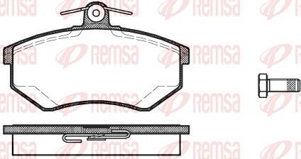 Kawe 0134 20 - Brake Pad Set, disc brake autospares.lv