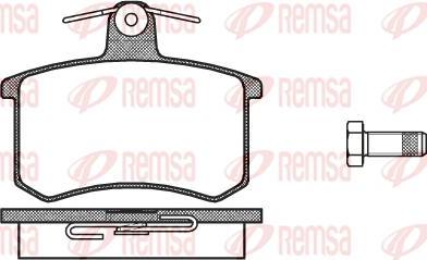 Kawe 0135 00 - Brake Pad Set, disc brake autospares.lv