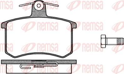 Kawe 0135 10 - Brake Pad Set, disc brake autospares.lv