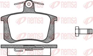 Kawe 0135 20 - Brake Pad Set, disc brake autospares.lv