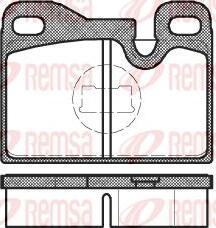 Kawe 0130 00 - Brake Pad Set, disc brake autospares.lv