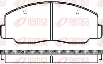 Kawe 0137 00 - Brake Pad Set, disc brake autospares.lv