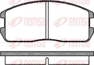 Kawe 0175 00 - Brake Pad Set, disc brake autospares.lv