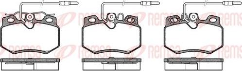 Kawe 0170 24 - Brake Pad Set, disc brake autospares.lv