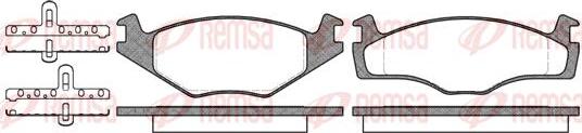 Kawe 0171 00 - Brake Pad Set, disc brake autospares.lv